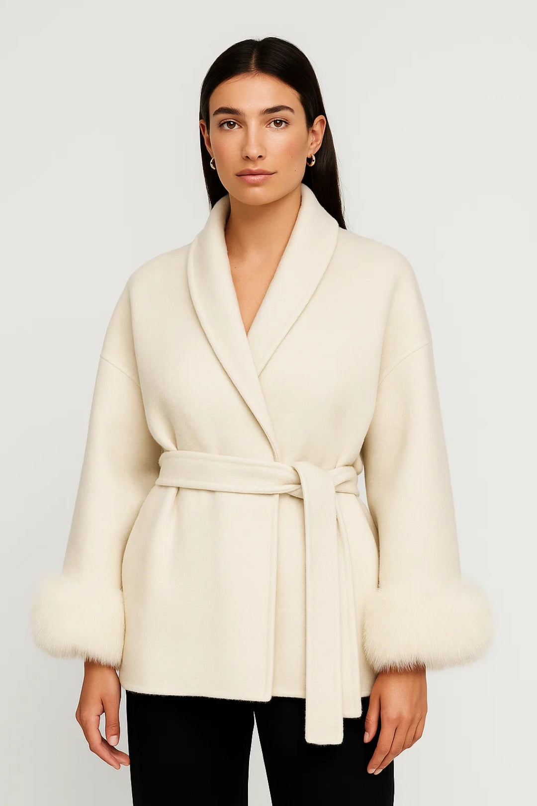 Stijlvolle Jassen Collectie | Damesjas met Ceintuur en Brede Kraag | Lichtgewicht en Ademend