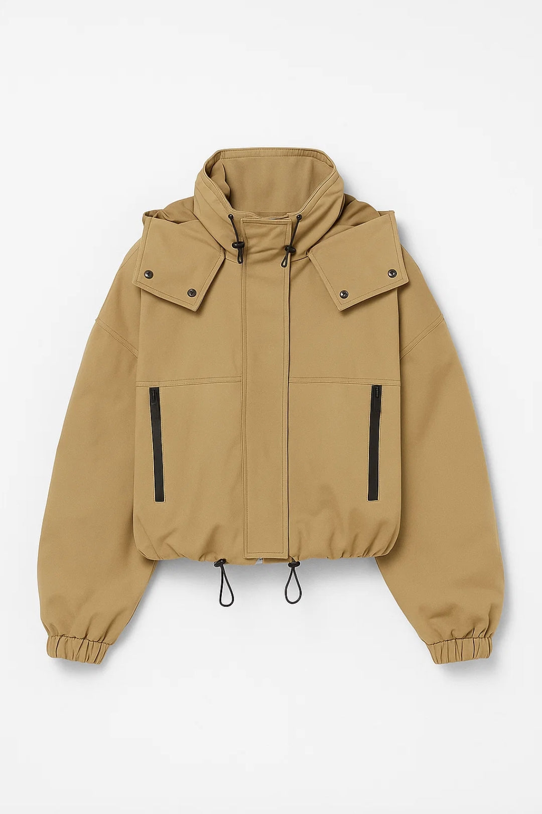 Functionele Damesjas | Verstelbare Zoom en Zakken met Rits | Urban en Beschermend