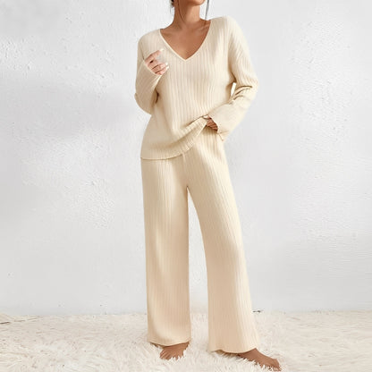 Carly - Ensemble tricoté moderne deux pièces pour femmes