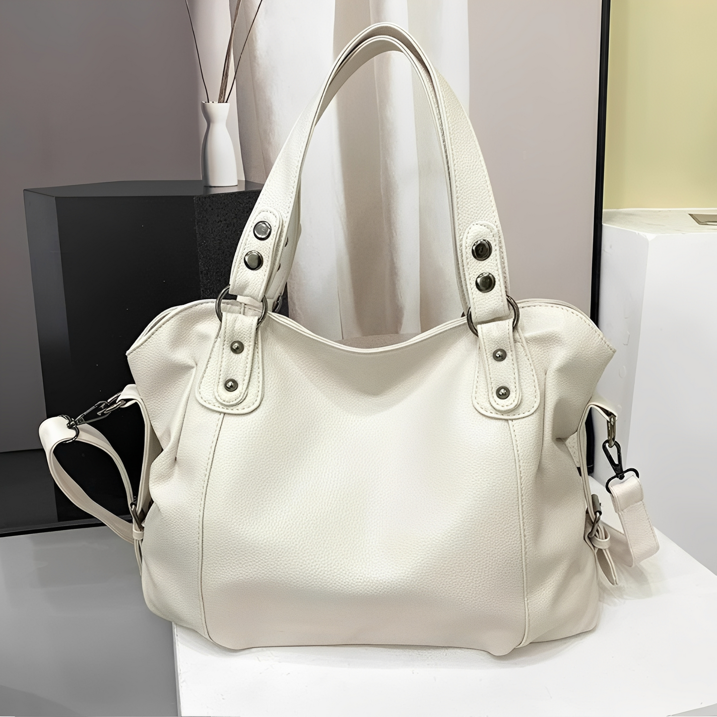 ERIKA™ | Luxe Ruime Handtas van PU-Leer – Tijdloos & Praktisch