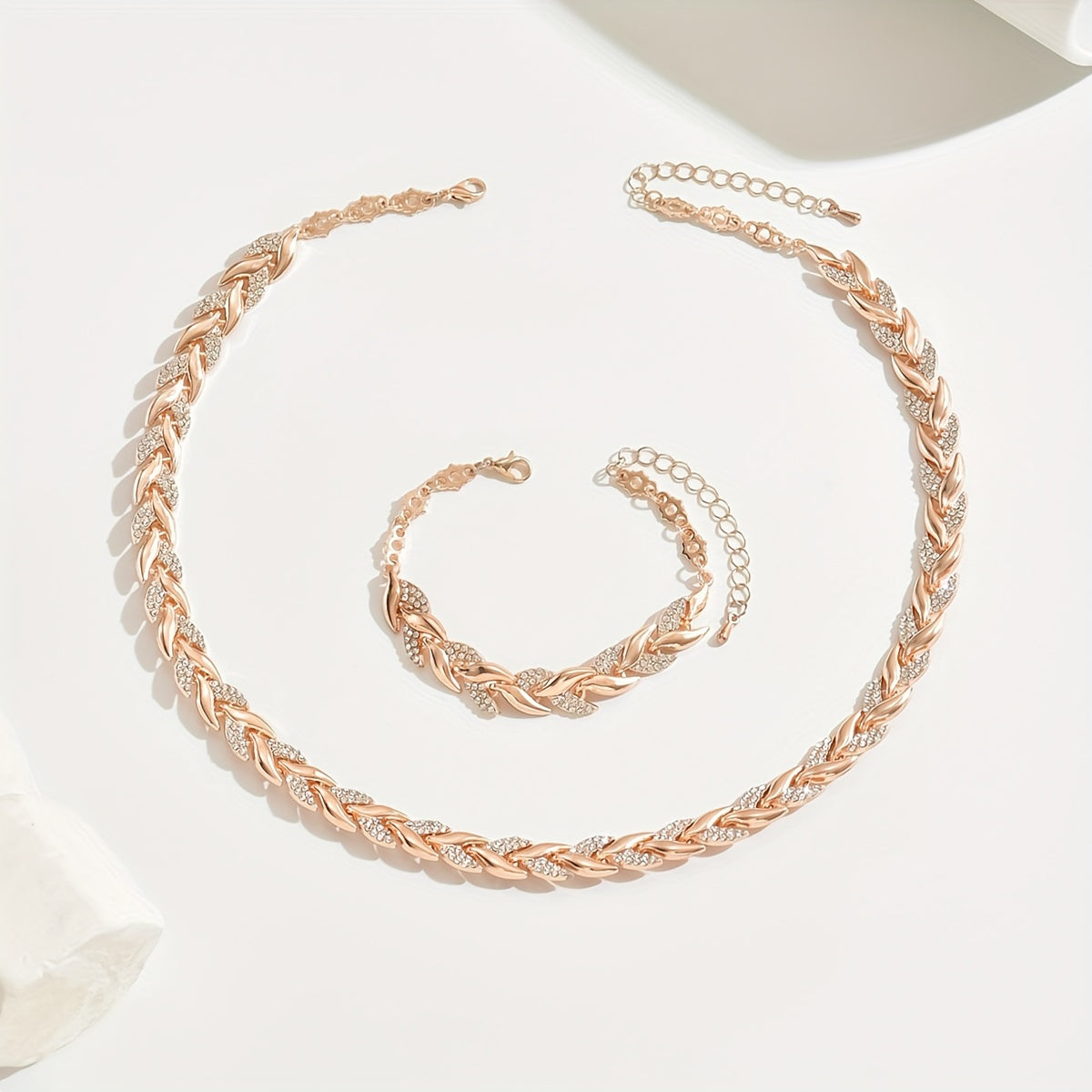 Handgemaakte Vissenstaart Ketting & Armband set