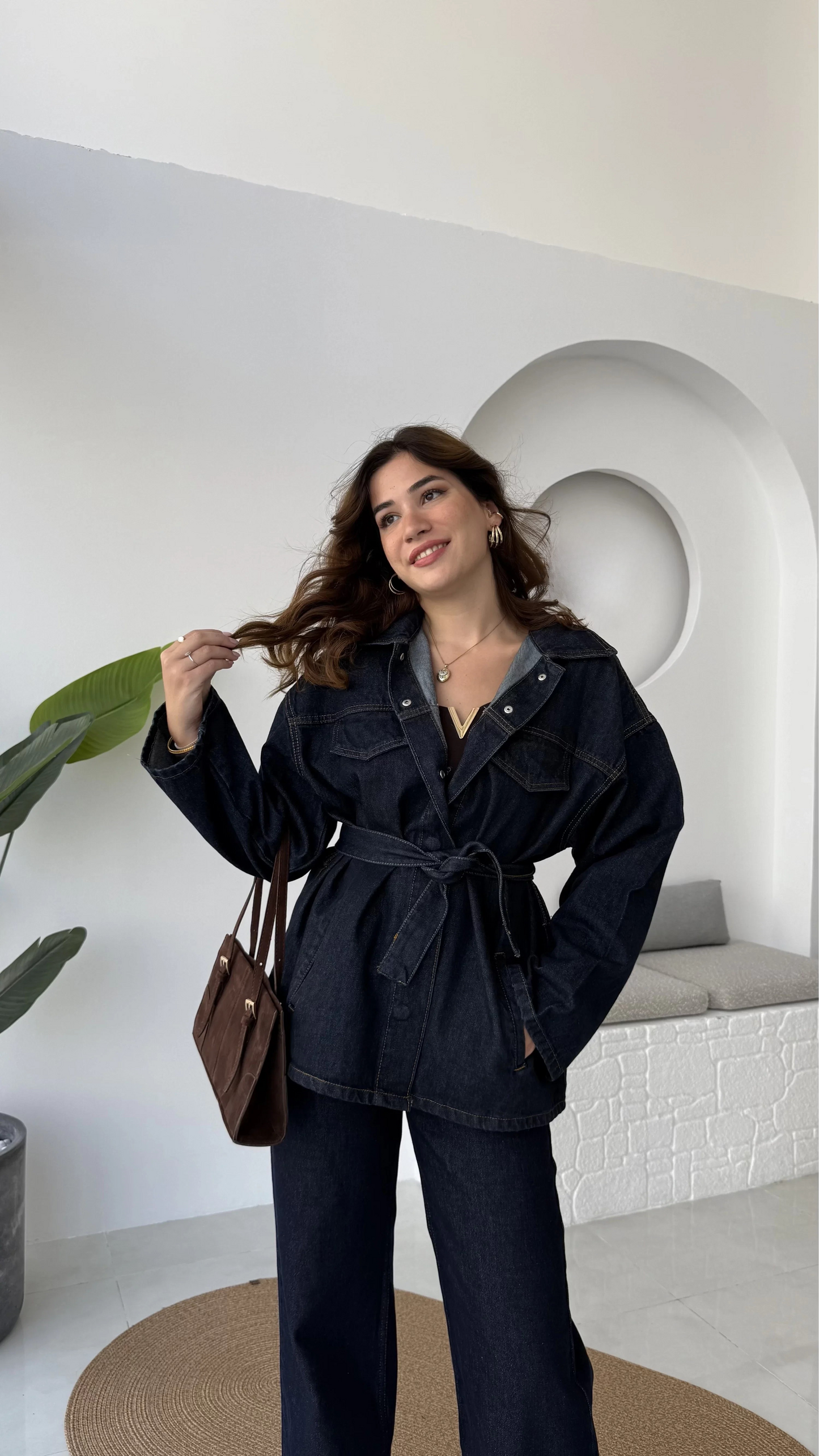 The Élise Denim Two-Piece™ - Modern • Chic • Confident