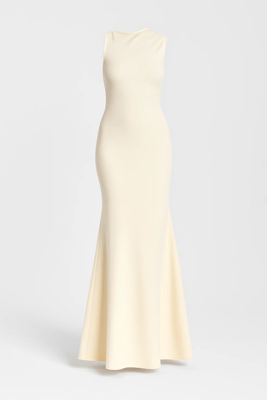 Lange elegante jurk met open rug | Aansluitende pasvorm | Verfijnde stijl