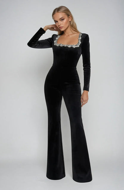 Valentina Fluwelen Jumpsuit