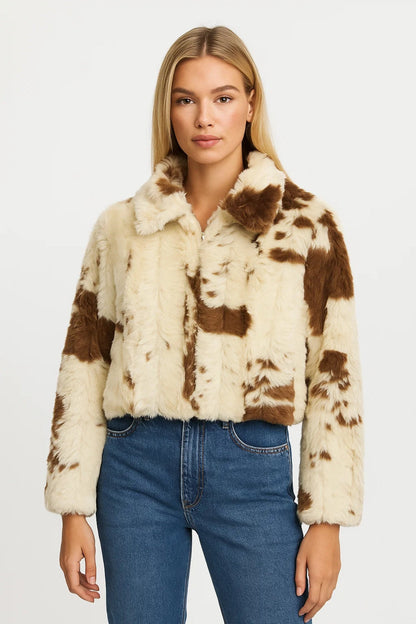Faux Fur Jas | Kort en Volumineus Model | Warme Statement Look
