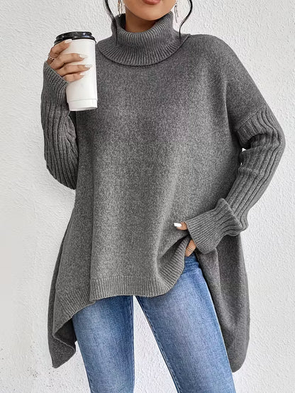 ELORA™ | Oversized Coltrui met Vleermuismouwen – Cozy & Chic