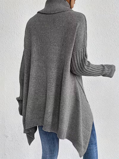 ELORA™ | Oversized Coltrui met Vleermuismouwen – Cozy & Chic