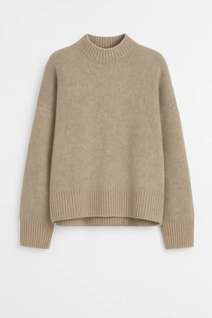 Gebreide Trui | Relaxed Pasvorm met Ronde Hals | Tijdloos en Comfortabel