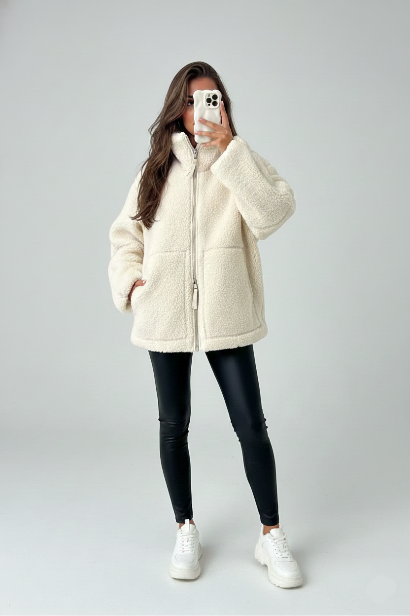 The Teddy Jacket™ -  Ultiem Zachte & Warme Teddy Jas