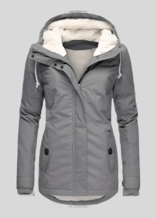 Maggie - Lange en Waterdichte Winterjas met Capuchon en Warme Voering