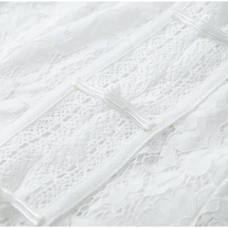 The Liora Lace Knit™ – Retro Floral Elegance