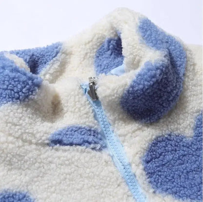 Ally | Winter omkeerbaar hartjasje met fleecevoering