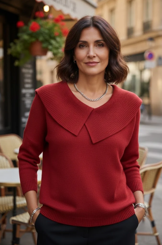 Lucia | Warme trui met zachte kraag