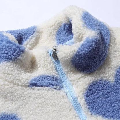 Ally | Winter omkeerbaar hartjasje met fleecevoering