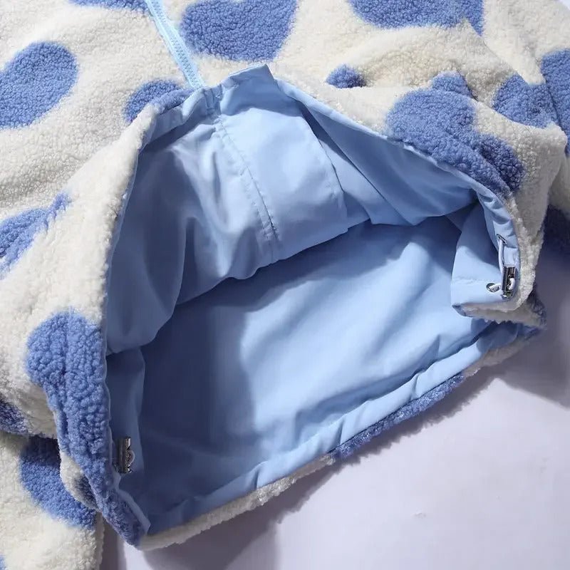 Ally | Winter omkeerbaar hartjasje met fleecevoering