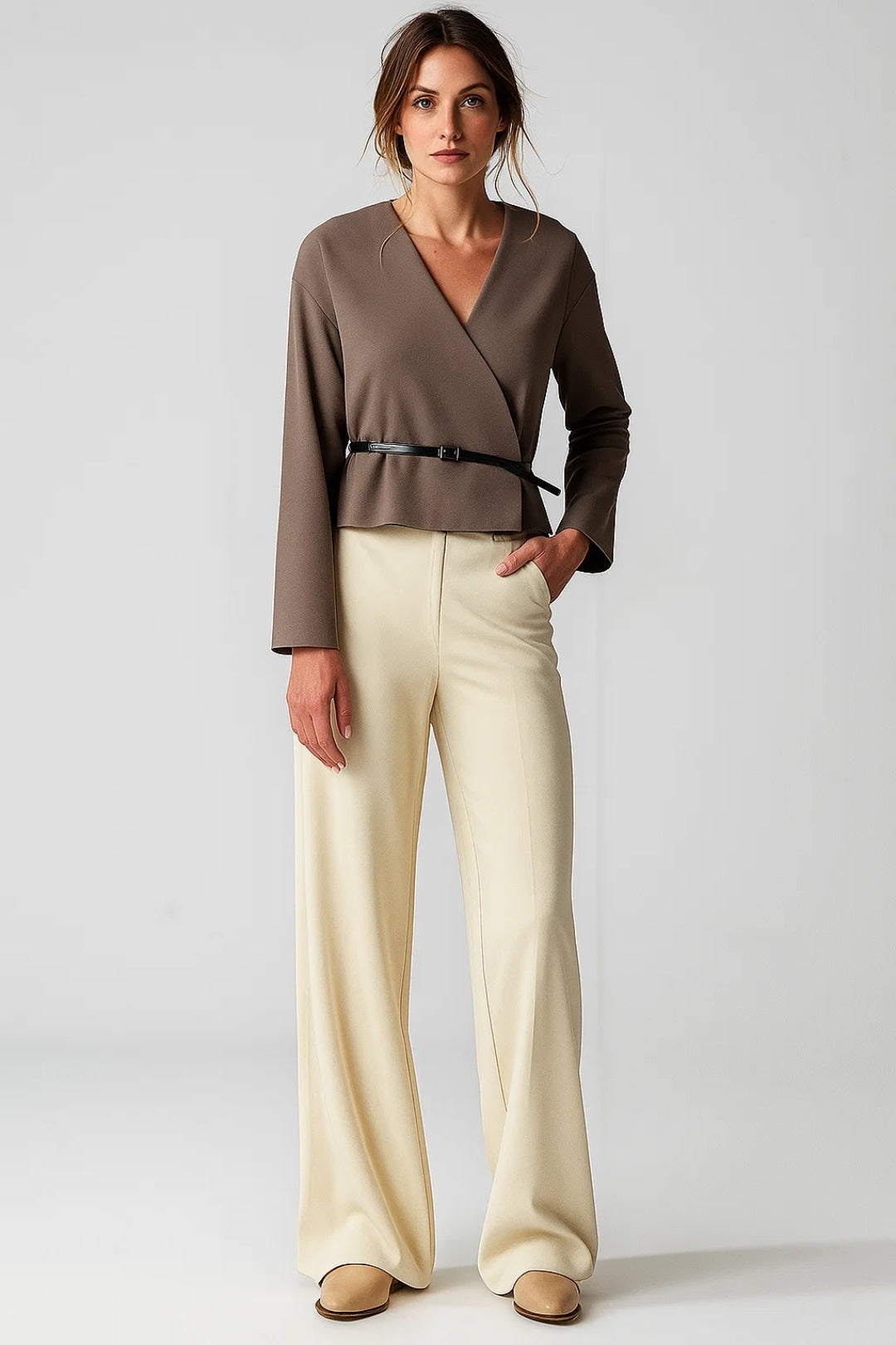 Elegante Dameswrap | Getailleerde Top | Lichtgewicht en Ademend