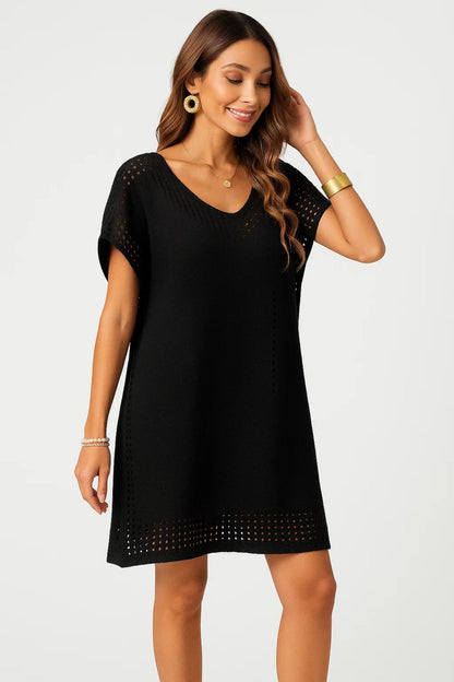 Gehaakte strandtuniek | Opengewerkt design | Luchtige, casual stijl