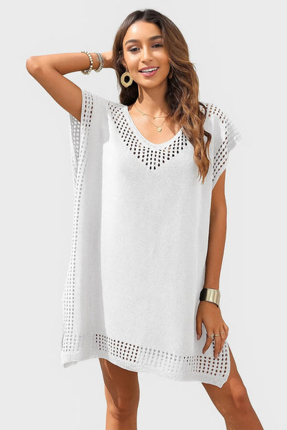 Gehaakte strandtuniek | Opengewerkt design | Luchtige, casual stijl