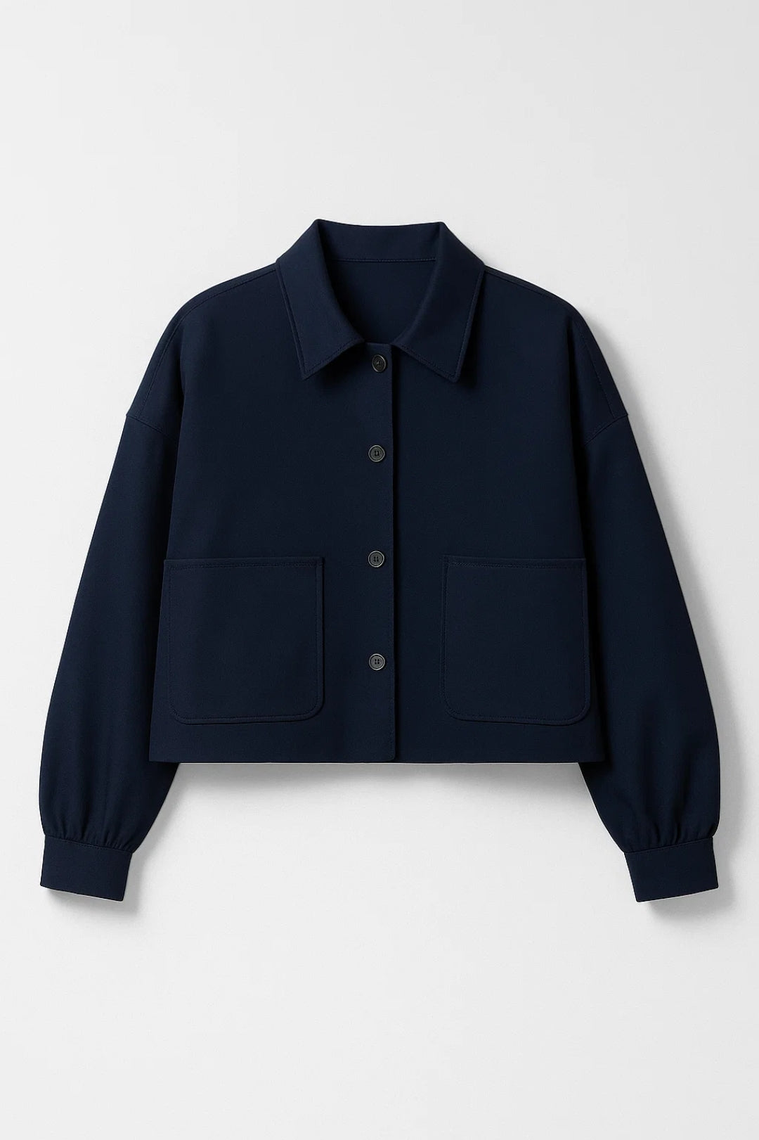 Cropped Jassen Collectie | Damesjack met Opgestikte Zakken | Lichtgewicht en Ademend