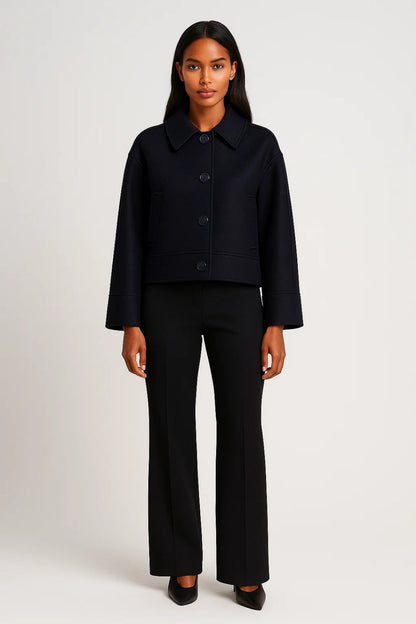 Korte Jas | Minimalistisch Design | Gevoerd en Warm