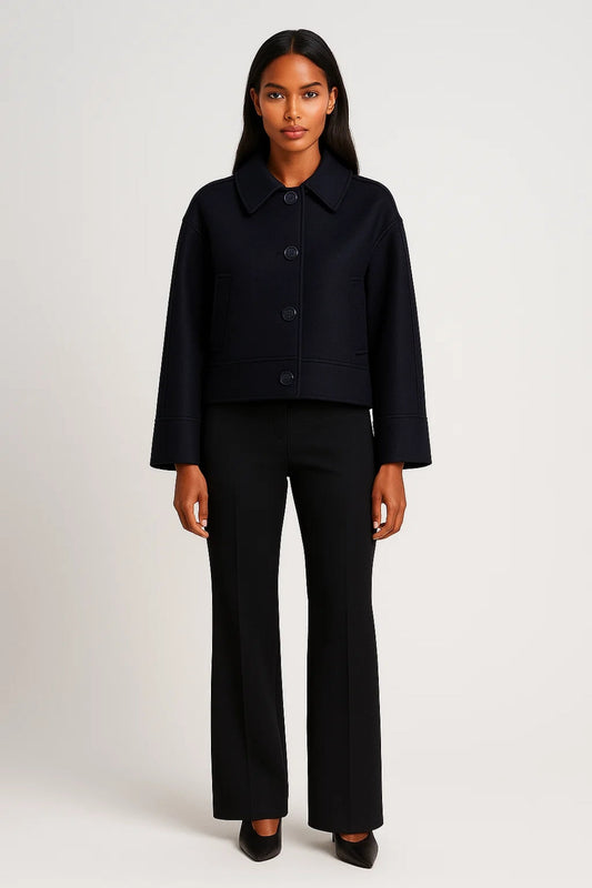 Korte Jas | Minimalistisch Design | Gevoerd en Warm