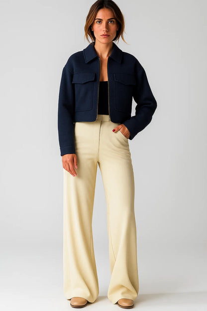 Moderne Overgangslook | Korte Damesjas | Lichtgewicht en Ademend