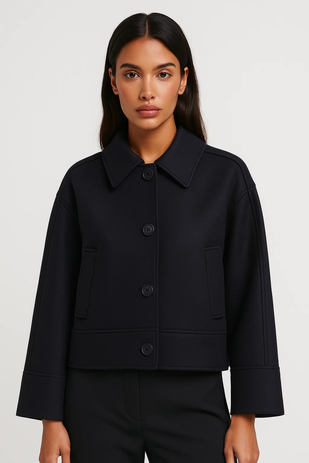 Korte Jas | Minimalistisch Design | Gevoerd en Warm