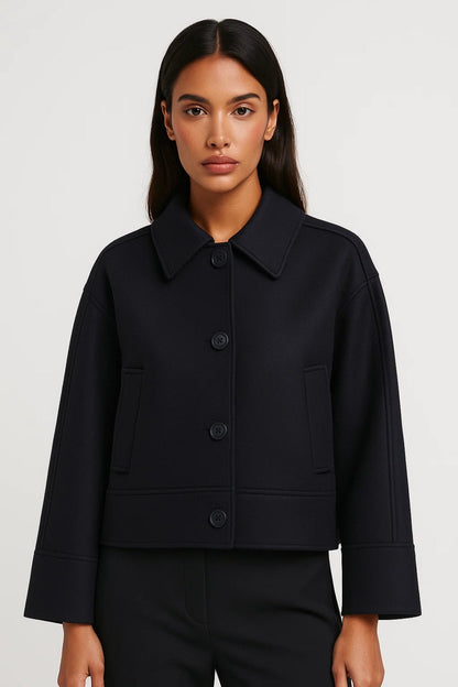 Korte Jas | Minimalistisch Design | Gevoerd en Warm