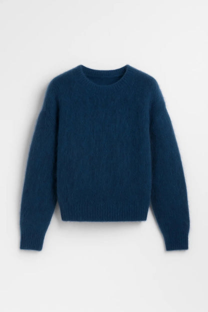 Geborstelde Damestrui | Ronde Hals met Zachte Structuur | Comfortabel en Stijlvol