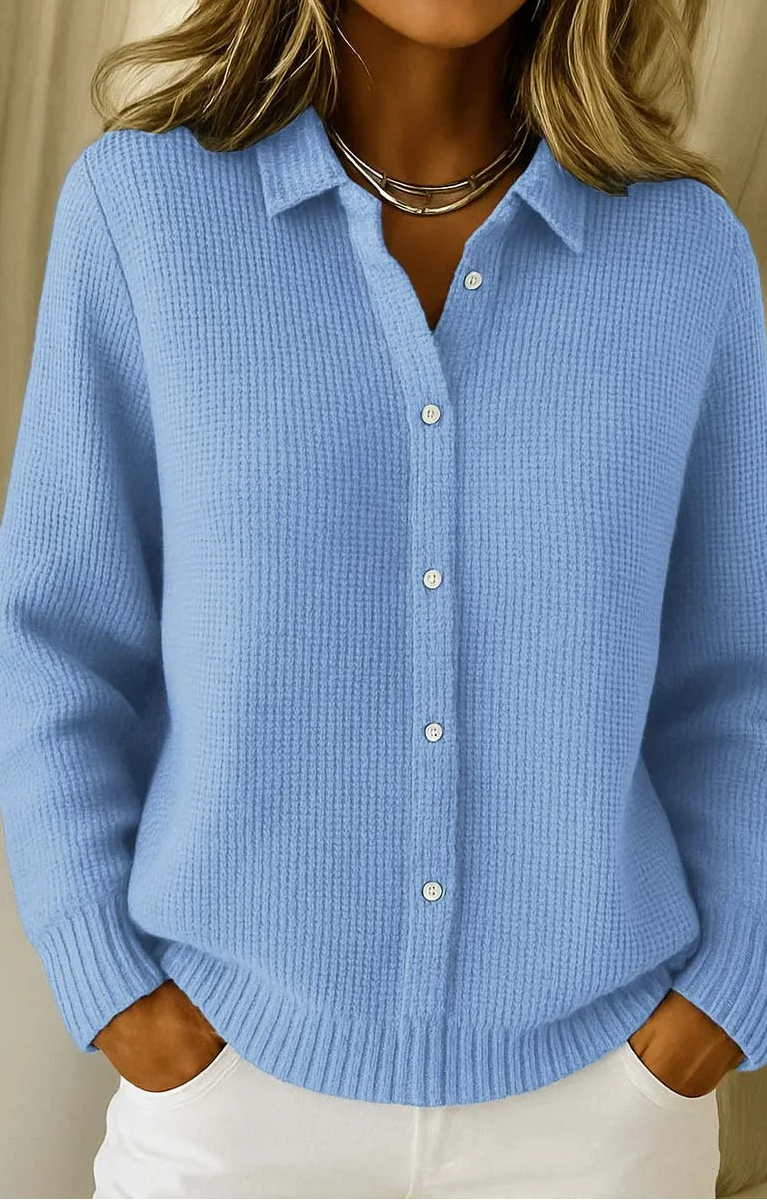 The Cozy Collar Knit™ – Klassiek, Warm & Effortlessly Chic