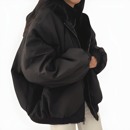 LYRA™ | Warme Jas met Capuchon – Omdraaibaar  & Dubbele Laag in Minimalistisch Design