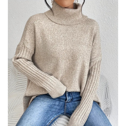 ELORA™ | Oversized Coltrui met Vleermuismouwen – Cozy & Chic