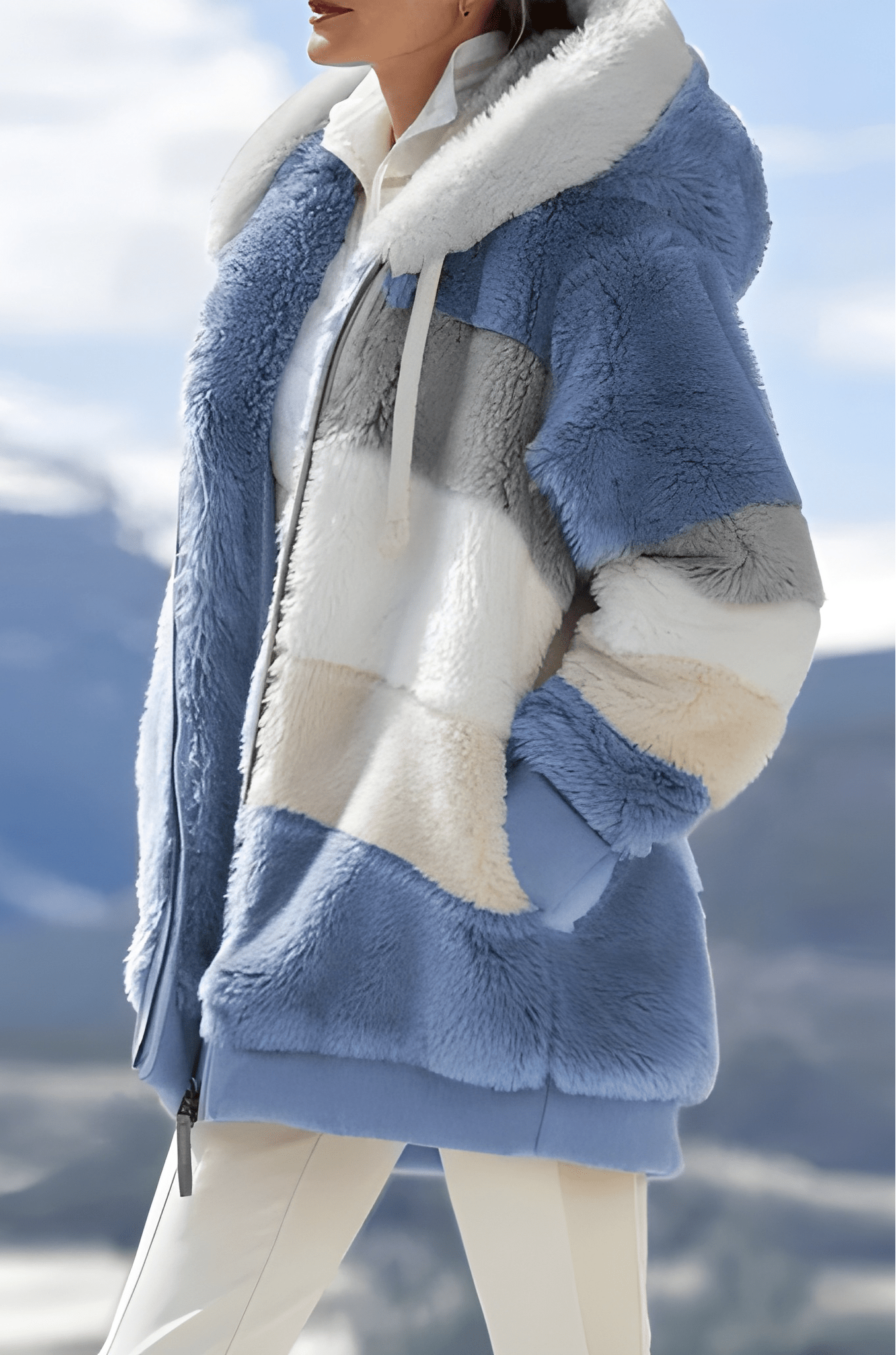 MIREA™ | Ruime stijlvolle jas met Rits – Warm, Modern