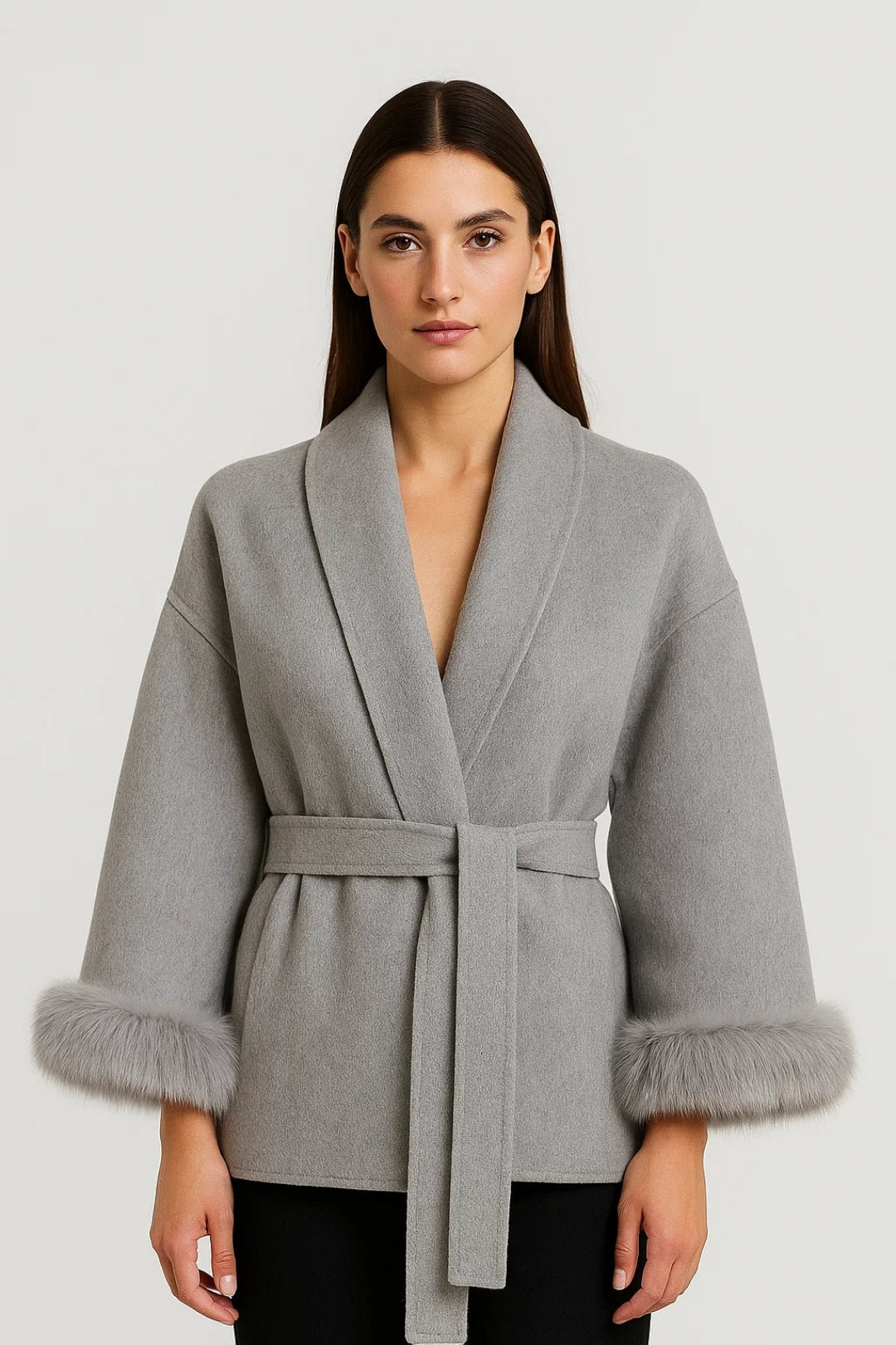 Stijlvolle Jassen Collectie | Damesjas met Ceintuur en Brede Kraag | Lichtgewicht en Ademend