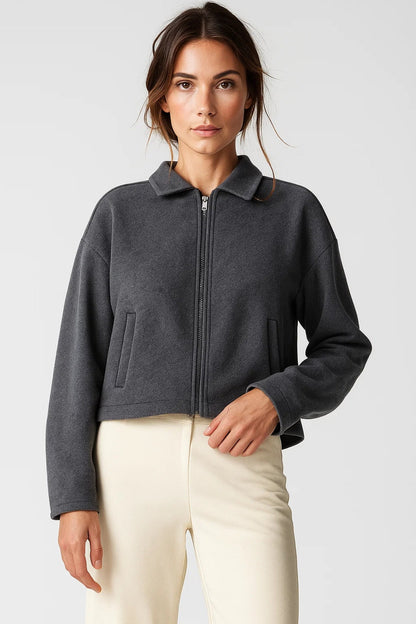 Minimalistische Tussenjas | Korte Damesjas | Lichtgewicht en Ademend