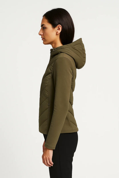 Sportieve Damesjas | Lichtgewicht met Capuchon | Praktisch en Getailleerd