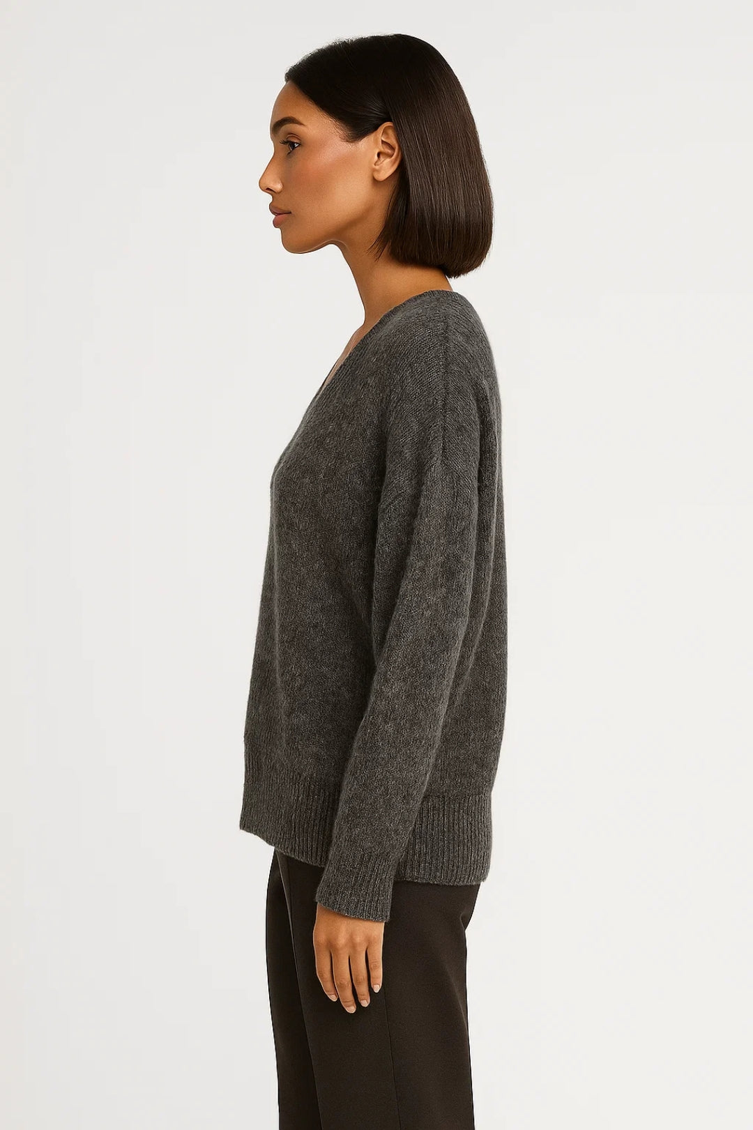 Gebreide Damestrui | V-Hals met Relaxte Pasvorm | Zacht en Veelzijdig