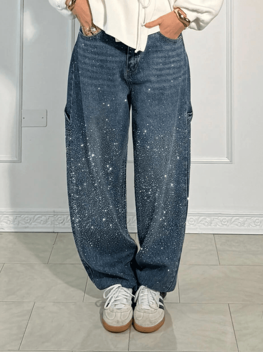 Julia | Oversized Jeans met Glitters