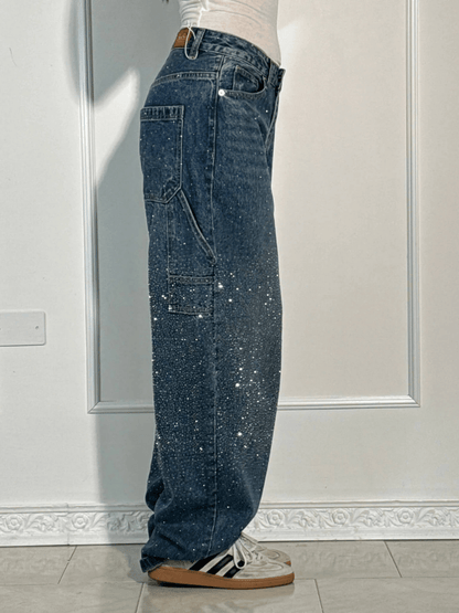 Julia | Oversized Jeans met Glitters
