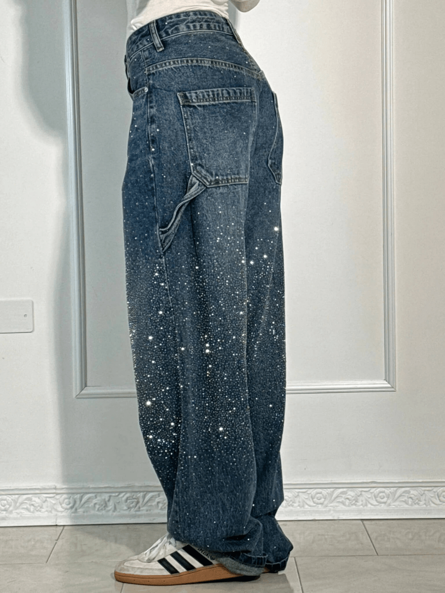 Julia | Oversized Jeans met Glitters