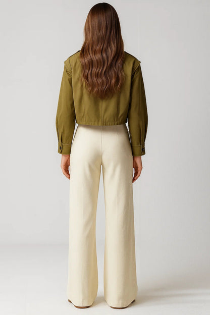 Cropped Jassen Collectie | Damesjack met Knoopsluiting | Lichtgewicht en Ademend