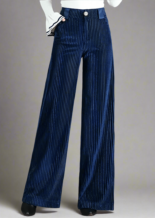 Lotte | Hoge taille corduroy broek