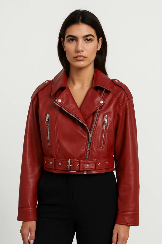 Bikerjack | Korte Damesjas met Ritsdetails | Stoer en Modern