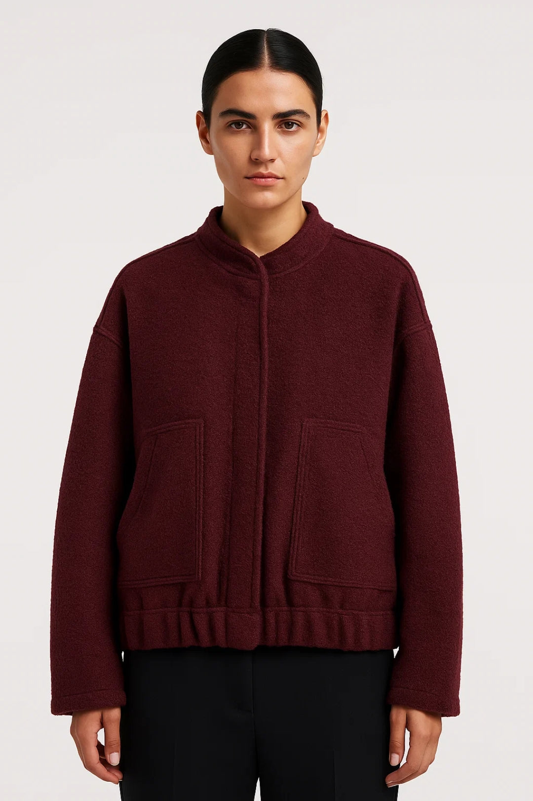 Cropped Jassen Collectie | Damesjas met Opstaande Kraag en Steekzakken | Lichtgewicht en Ademend