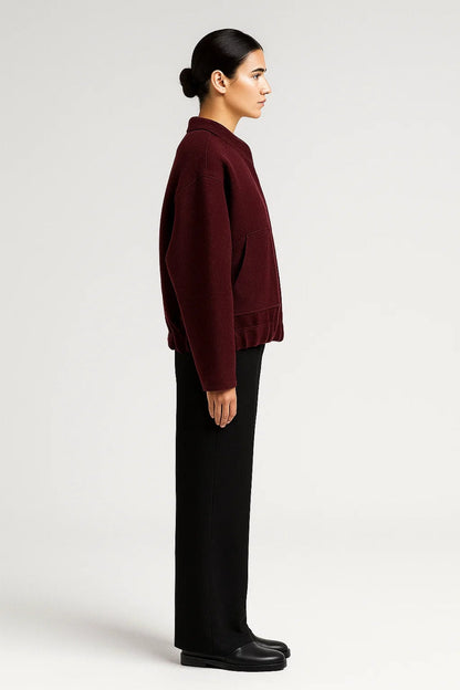 Cropped Jassen Collectie | Damesjas met Opstaande Kraag en Steekzakken | Lichtgewicht en Ademend