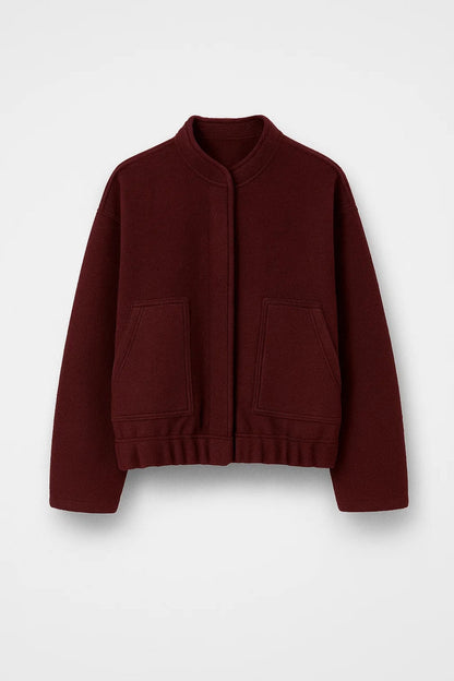 Cropped Jassen Collectie | Damesjas met Opstaande Kraag en Steekzakken | Lichtgewicht en Ademend