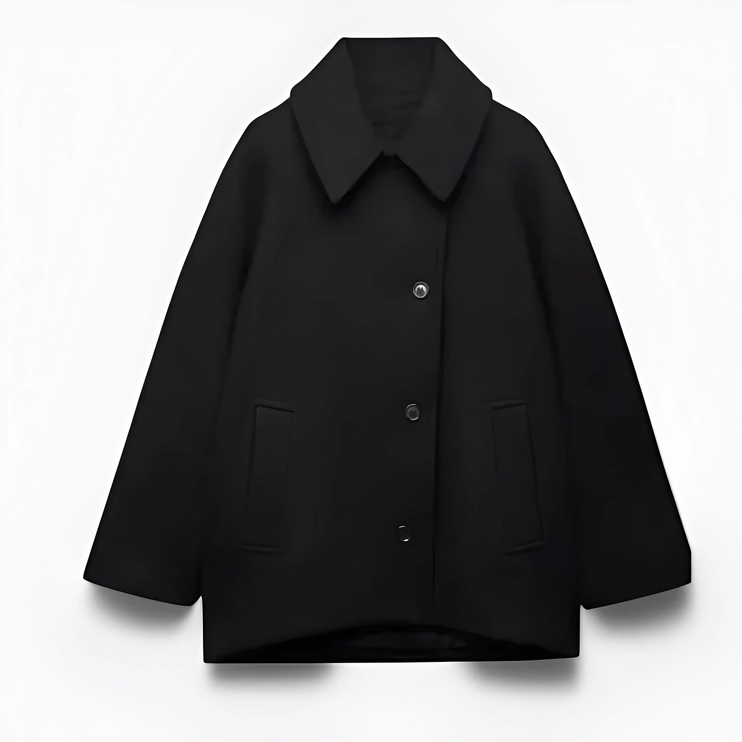 Cocoon Damesjas | Wijde Pasvorm met Grote Kraag | Warm en Tijdloos